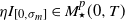 eta upper I Subscript left bracket 0 comma sigma Sub Subscript m Subscript right bracket element of upper M Subscript star Superscript p Baseline left parenthesis 0 comma upper T right parenthesis