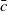 c overbar