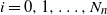 i equals 0 comma 1 comma ellipsis comma upper N Subscript n Baseline