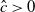 ModifyingAbove c With caret greater than 0