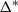normal upper Delta Superscript asterisk