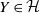 upper Y element of script upper H