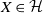 upper X element of script upper H