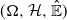 left parenthesis normal upper Omega comma script upper H comma ModifyingAbove double struck upper E With caret right parenthesis