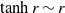 hyperbolic tangent r tilde r