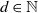 d element of double struck upper N