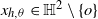 x Subscript h comma theta Baseline element of double struck upper H squared minus StartSet o EndSet