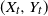 left parenthesis upper X Subscript t Baseline comma upper Y Subscript t Baseline right parenthesis