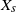 upper X Subscript s