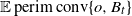 double struck upper E p e r i m c o n v left brace o comma upper B Subscript t Baseline right brace
