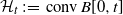 script upper H Subscript t Baseline colon equals normal c normal o normal n normal v upper B left bracket 0 comma t right bracket