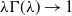 lamda normal upper Gamma left parenthesis lamda right parenthesis right arrow 1