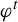 phi Superscript t