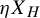 eta upper X Subscript upper H