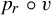 p Subscript r Baseline ring v