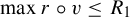 max r ring v less than or equals upper R 1