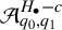 script upper A Subscript q 0 comma q 1 Superscript upper H Super Subscript bullet Superscript minus c