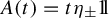 A(t) equals t eta sub plus or minus 11