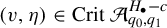 left parenthesis v comma eta right parenthesis element of upper C r i t script upper A Subscript q 0 comma q 1 Superscript upper H Super Subscript bullet Superscript minus c