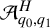 script upper A Subscript q 0 comma q 1 Superscript upper H