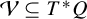 script upper V subset of or equal to upper T Superscript asterisk Baseline upper Q