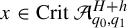 x element of upper C r i t script upper A Subscript q 0 comma q 1 Superscript upper H plus h