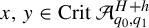x comma y element of upper C r i t script upper A Subscript q 0 comma q 1 Superscript upper H plus h