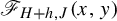script upper F Subscript upper H plus h comma upper J Baseline left parenthesis x comma y right parenthesis