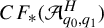upper C upper F Subscript asterisk Baseline left parenthesis script upper A Subscript q 0 comma q 1 Superscript upper H Baseline right parenthesis