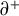 partial differential Superscript plus Baseline