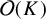 script upper O left parenthesis upper K right parenthesis