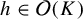 h element of script upper O left parenthesis upper K right parenthesis