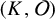 left parenthesis upper K comma script upper O right parenthesis