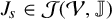 upper J Subscript s Baseline element of script upper J left parenthesis script upper V comma double struck upper J right parenthesis