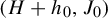 left parenthesis upper H plus h 0 comma upper J 0 right parenthesis