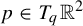 p element of upper T Subscript q Baseline double struck upper R squared