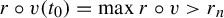 r ring v left parenthesis t 0 right parenthesis equals max r ring v greater than r Subscript n