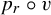 p Subscript r Baseline ring v