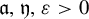 German a comma German y comma epsilon greater than 0
