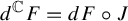 d Superscript double struck upper C Baseline upper F equals d upper F ring upper J