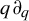 q partial differential Subscript q Baseline