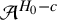 script upper A Superscript upper H 0 minus c