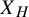 upper X Subscript upper H