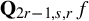 bold upper Q Subscript 2 r minus 1 comma s comma r Baseline f