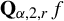 bold upper Q Subscript alpha comma 2 comma r Baseline f