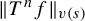 StartMetric upper T Superscript n Baseline f EndMetric Subscript v left parenthesis s right parenthesis