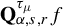 bold upper Q Subscript alpha comma s comma r Superscript tau Super Subscript mu Baseline f