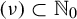 left parenthesis nu right parenthesis subset of double struck upper N 0