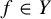f element of upper Y