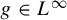 g element of upper L Superscript infinity